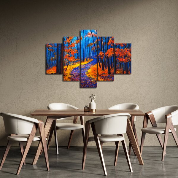 Egy őszi erdő képe (150x105 cm)