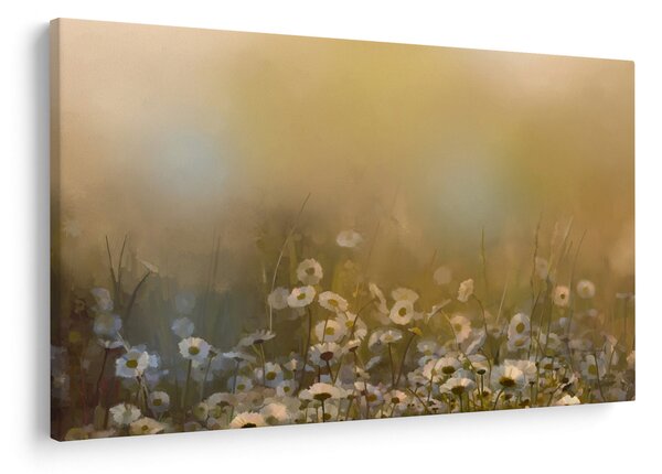 Kép - százszorszép olajfestmény (90x60 cm)