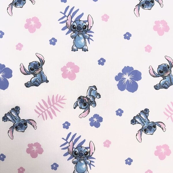 Jerry Fabrics Lilo és Stitch Pink ágyneműhuzat - Lilo és Stitch - rózsaszín | 140 x 200 cm / 70 x 90 cm
