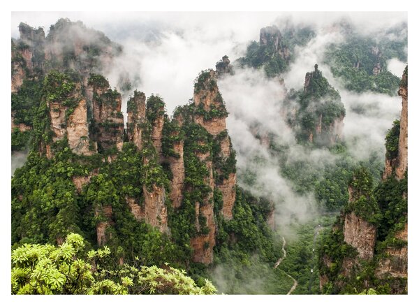 Kép - Zhangjiajie Nemzeti Park, Kína (70x50 cm)