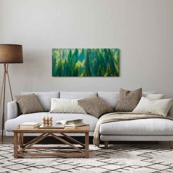 Kép - fenyőerdő (120x50 cm)