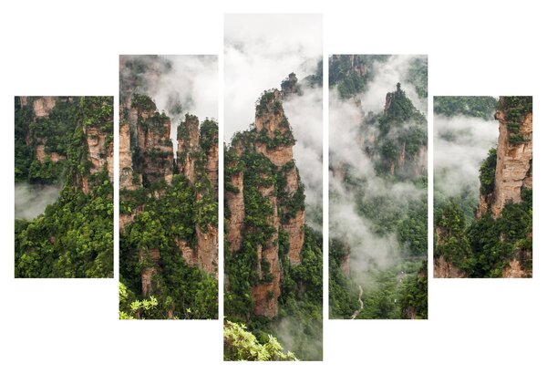 Kép - Zhangjiajie Nemzeti Park, Kína (150x105 cm)