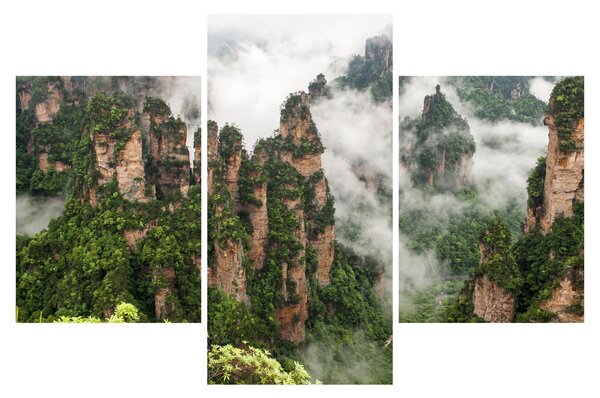 Kép - Zhangjiajie Nemzeti Park, Kína (90x60 cm)