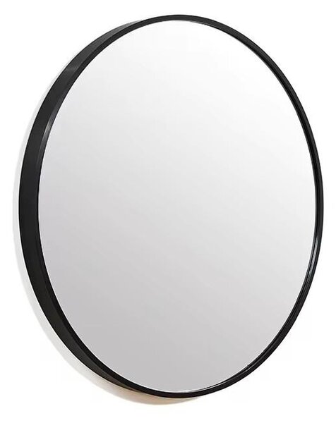 Viva AURA DELTA fürdőszoba tükör - hókuszpókusz kapcsoló - FEKETE - LED - KEREK- átmérő 60 cm