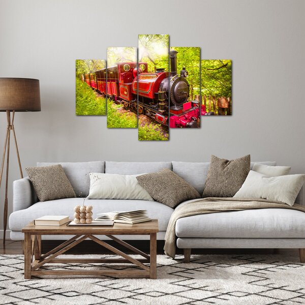 Egy gőzvonat képe (150x105 cm)