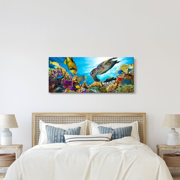 Egy korallzátony képe (120x50 cm)