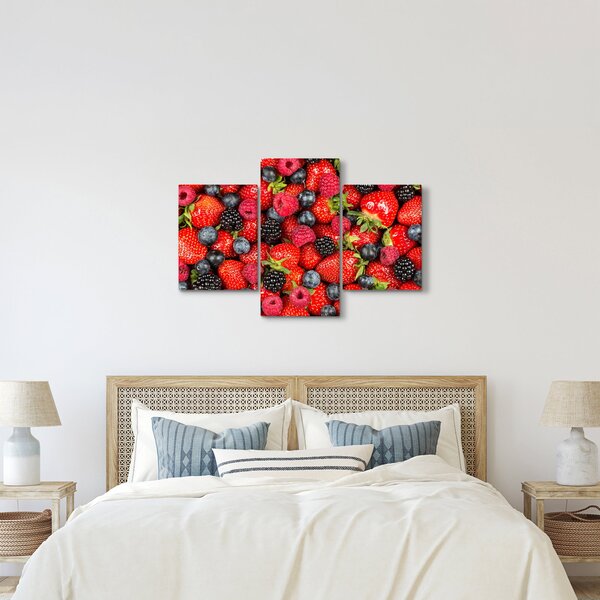 Kép - gyümölcs rakomány (90x60 cm)