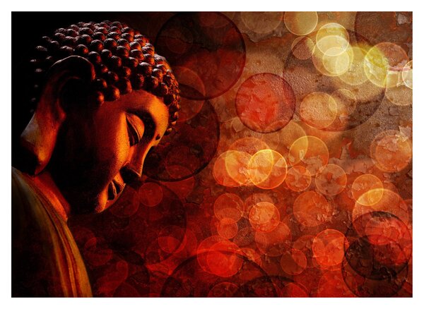Kép - Buddha piros tónusokkal (70x50 cm)
