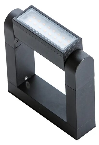 LED kültéri fali lámpa Keret sötétszürke