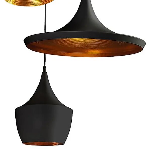 Design csillár Fekete/arany keverék