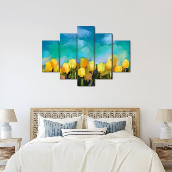 Sárga tulipán képe (150x105 cm)