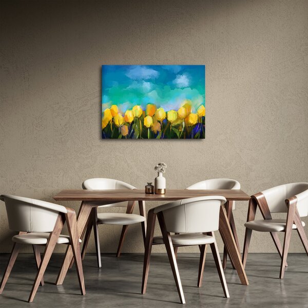 Sárga tulipán képe (70x50 cm)