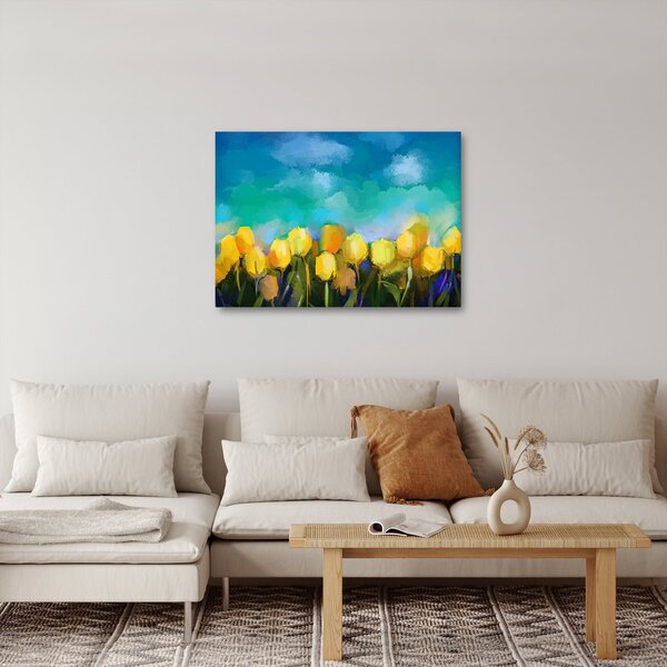 Sárga tulipán képe (70x50 cm)
