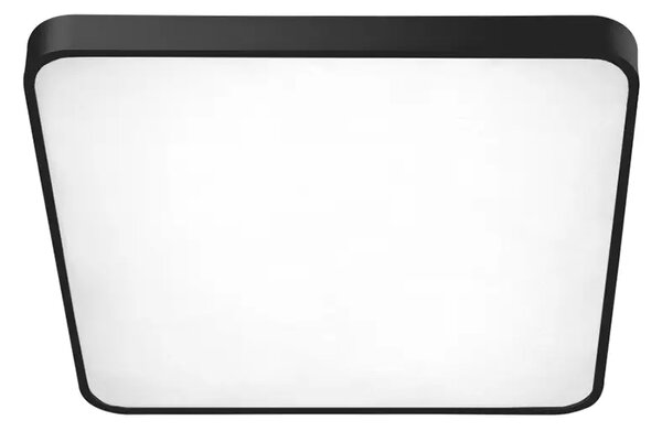 LED mennyezeti lámpa Quadro 50 Led CCT fekete távirányítóval