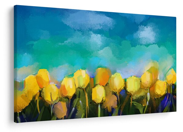 Sárga tulipán képe (90x60 cm)