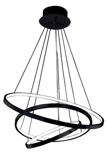Luxus csillár Wheel 3 Dimm fekete