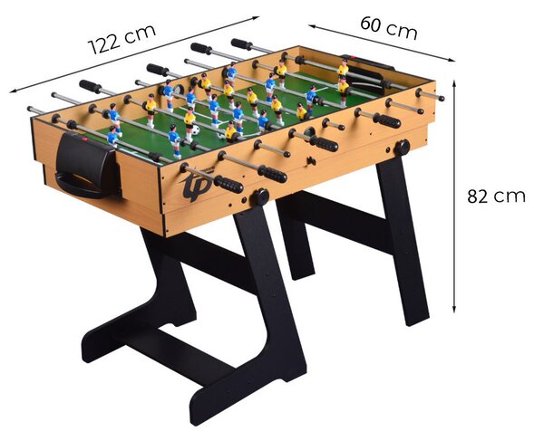 4 az 1-ben játékasztal, csocsó, ping-pong, biliárd és curling bowling játékhoz