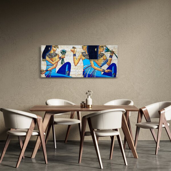 Kép - egyiptomi festmények (120x50 cm)