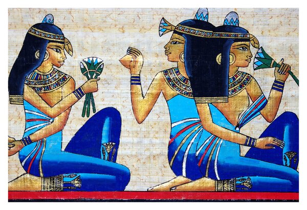Kép - egyiptomi festmények (90x60 cm)