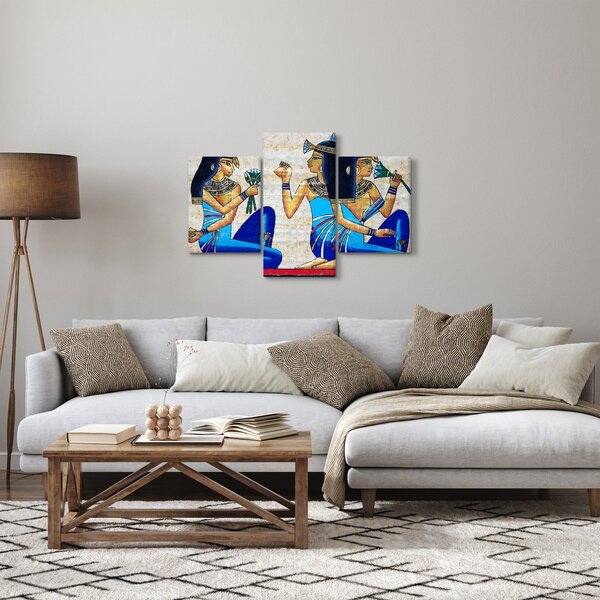 Kép - egyiptomi festmények (90x60 cm)