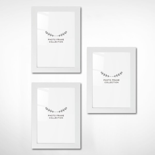 3 darabos képkeret, műanyag, 10 x 15 cm – 3BFC1007_1015