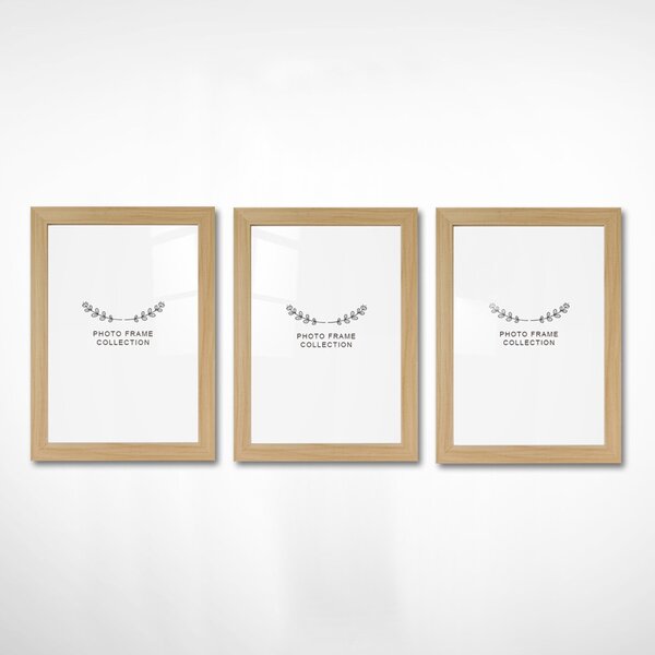 3 darabos képkeret, műanyag, 10 x 15 cm – 3NFC1012_1015