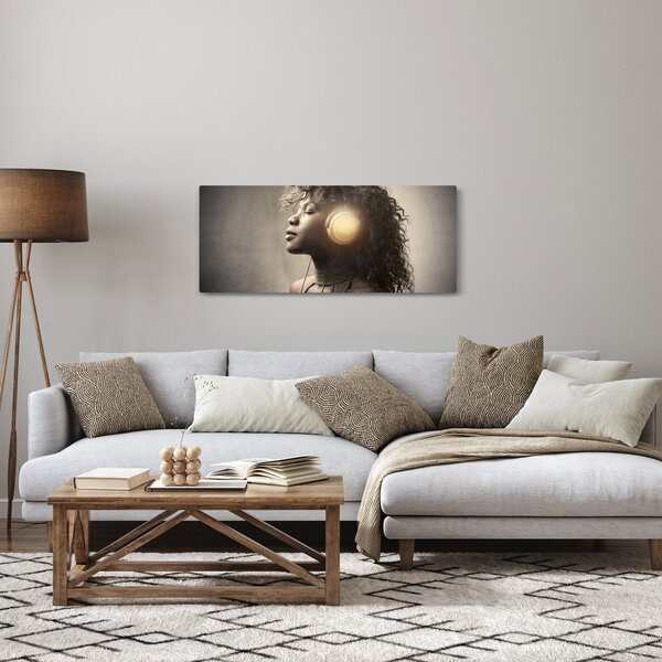 Kép - a zene ereje (120x50 cm)