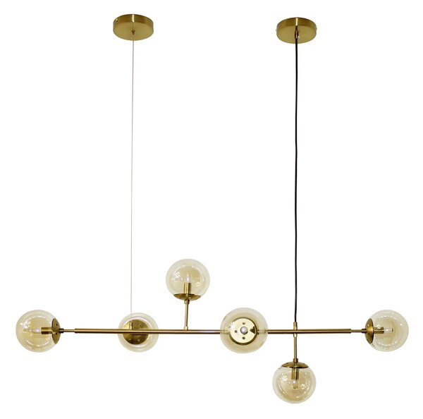 Design csillár Helios 6 arany