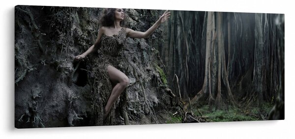 Kép - erdei tündér (120x50 cm)