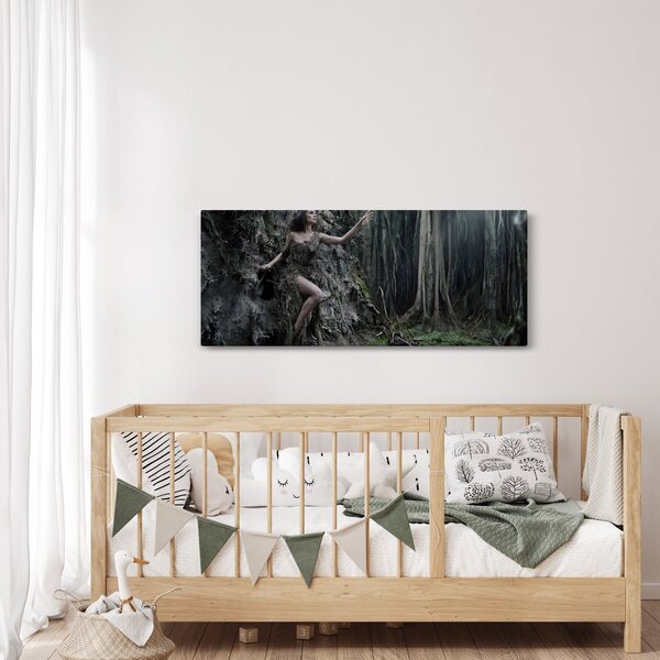 Kép - erdei tündér (120x50 cm)