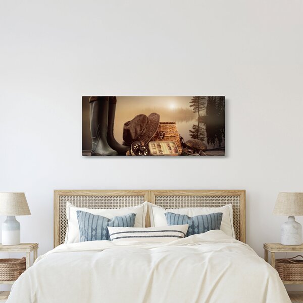 Kép - Halászati csendélet (120x50 cm)