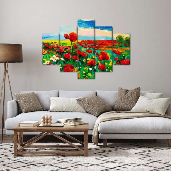Kép egy mező mákkal (150x105 cm)