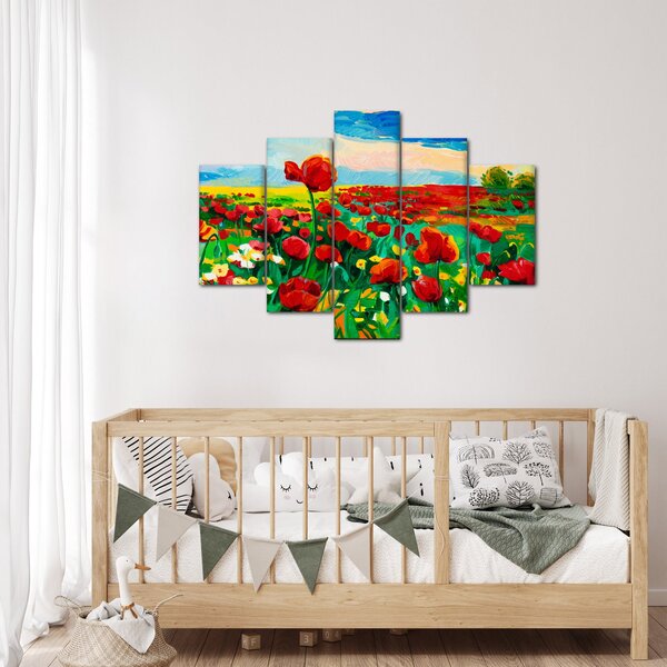 Kép egy mező mákkal (150x105 cm)