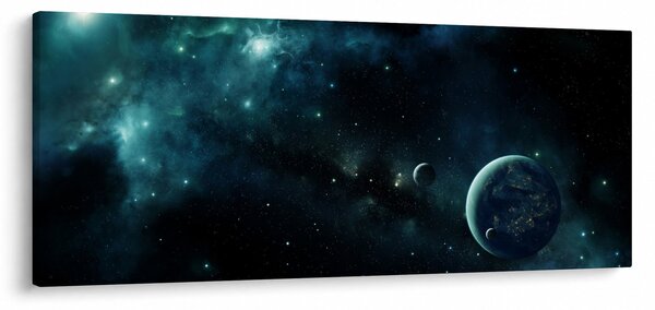 Kép - Élet az űrben (120x50 cm)