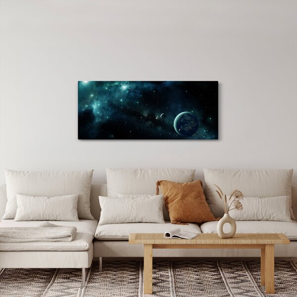 Kép - Élet az űrben (120x50 cm)