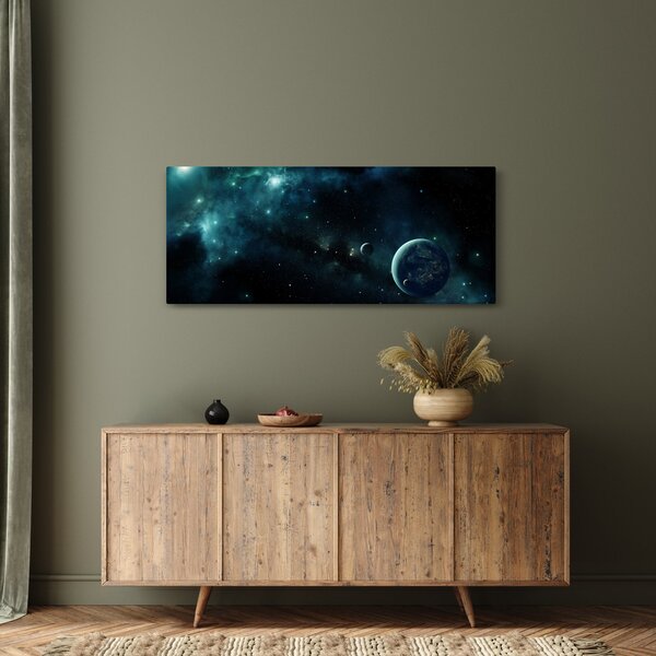 Kép - Élet az űrben (120x50 cm)