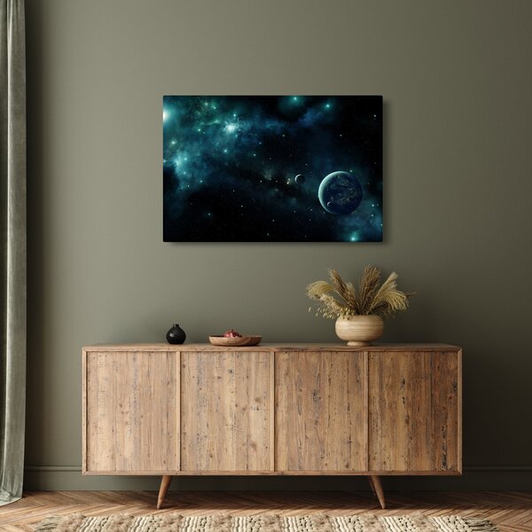 Kép - Élet az űrben (90x60 cm)