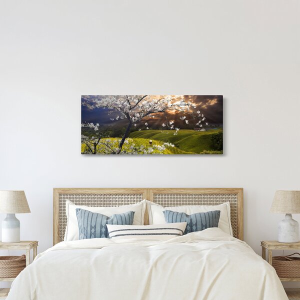 Kép - Virágzó fa az országban (120x50 cm)