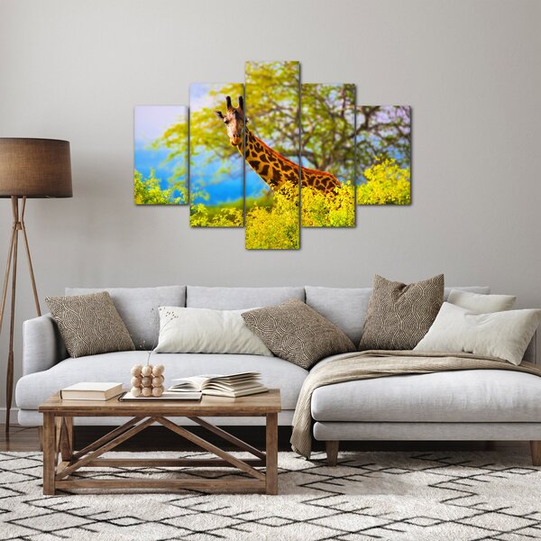 Egy kép egy zsiráfról Afrikában (150x105 cm)