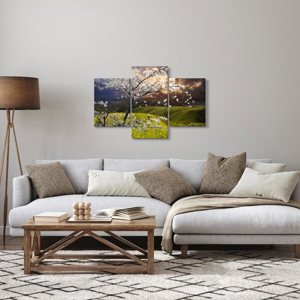 Kép - Virágzó fa az országban (90x60 cm)