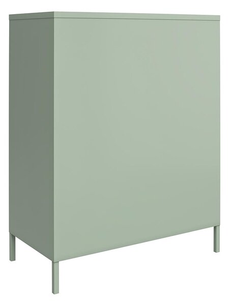 Zöld fém szekrény 40x102x80 cm Mission District – Støraa