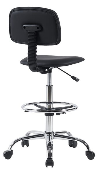 Irodai szék Icina Pako World, PU, fekete, 58x54x102-123 cm