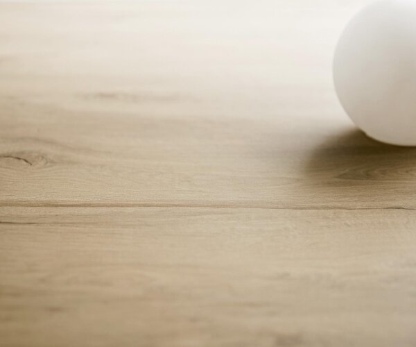 DELIFE Komód Cuor 180 cm kerámia Laminam® Sabbia tölgyszínű 2 ajtós 3 fiókos láb lebegő rozsdamentes acél