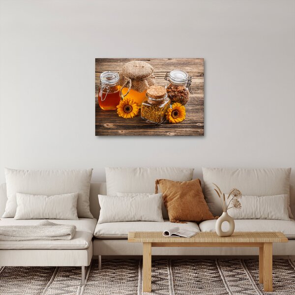 Kép - Csendélet mézes csészékkel (70x50 cm)