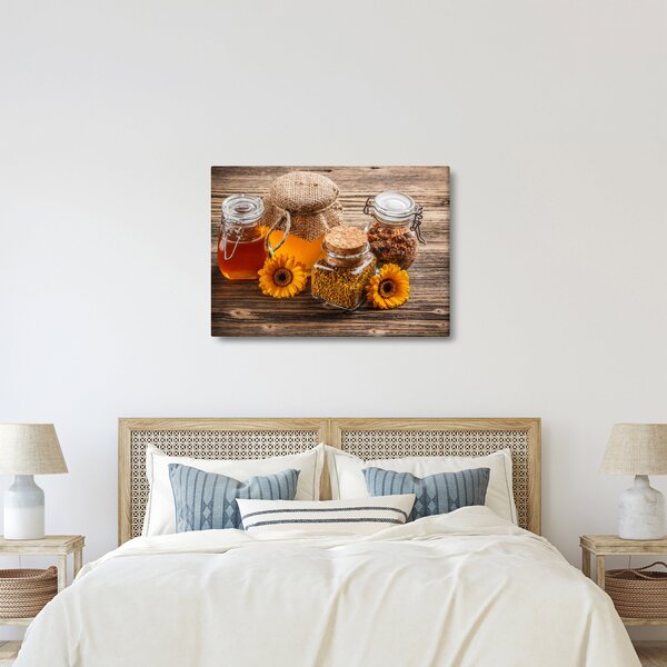 Kép - Csendélet mézes csészékkel (70x50 cm)