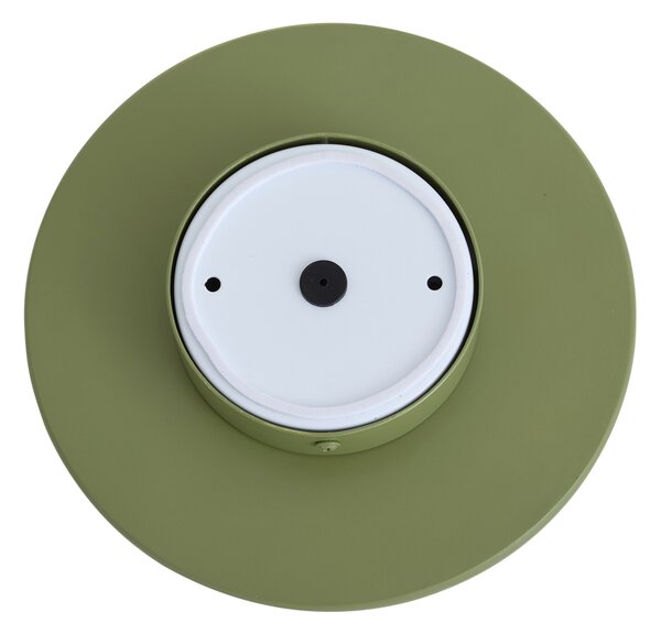 Retro fali lámpa zöld opálgömbbel 20 cm IP44 - Lila