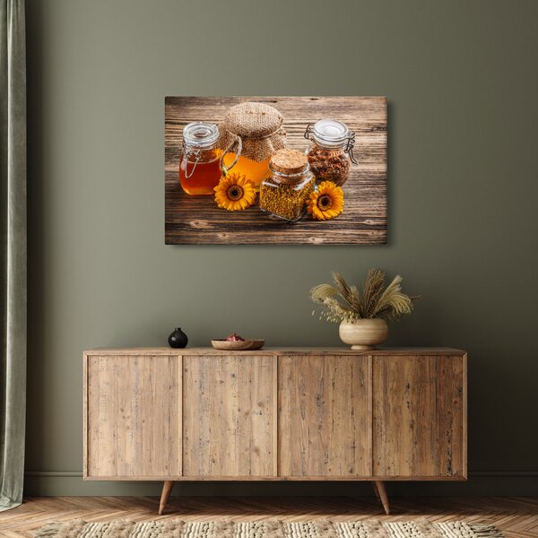Kép - Csendélet mézes csészékkel (90x60 cm)