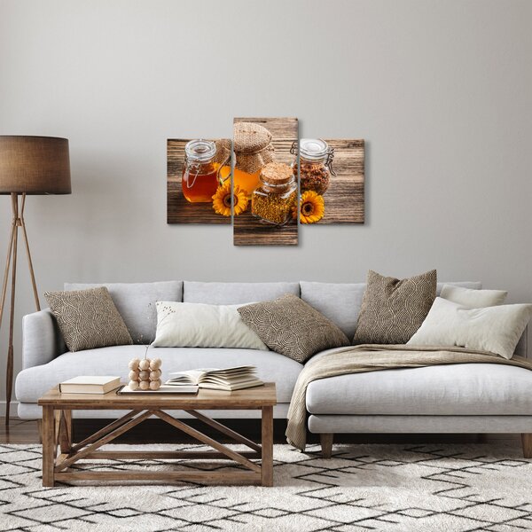 Kép - Csendélet mézes csészékkel (90x60 cm)