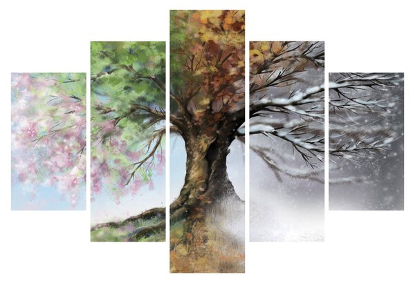 Kép - Négy évszak fája (150x105 cm)