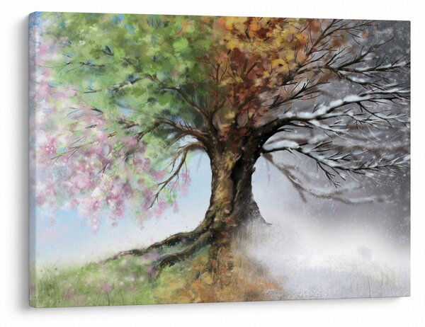 Kép - Négy évszak fája (70x50 cm)